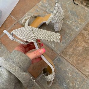 Sparkly Steve Madden high heels